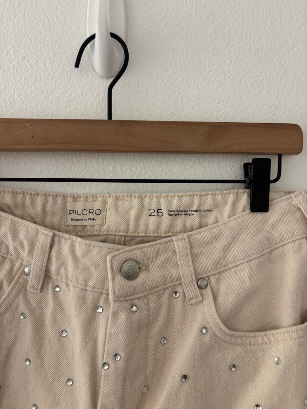 Anthropologie pilcro sparkle relaxed cuff jeans - Picture 4 of 5